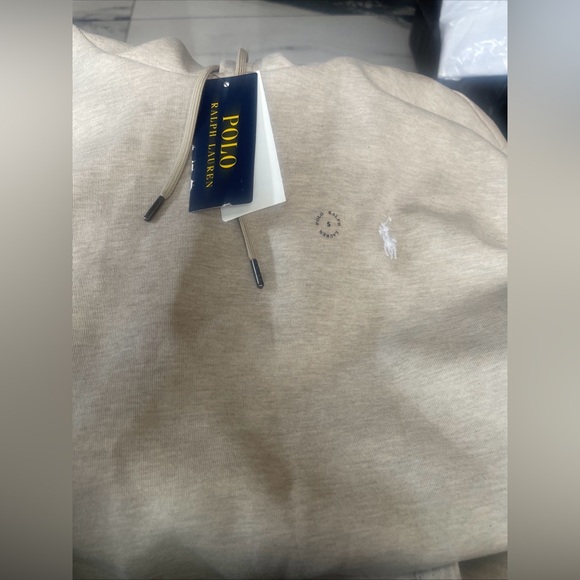 Ralph Lauren Men's Tan Zip-Up Sweater - Picture 3 of 6